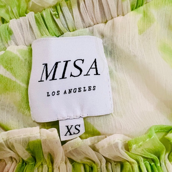 Revolve Misa Rumi Dress in Honeydew Blossom XS MSRP $390 - Picture 7 of 9